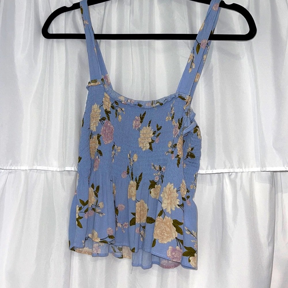 American eagle floral babydoll top